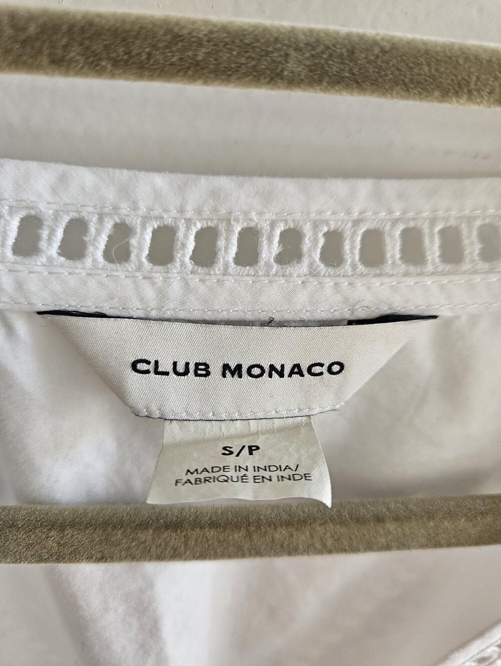 Club Monaco White Eyelet Dress + Slip - S - Picture 5 of 6